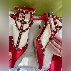 Valentino Garavani Rockstud Cage Pump